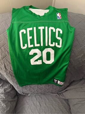 Kids Green Celtics #20 Basketball Jersey - NBA Style